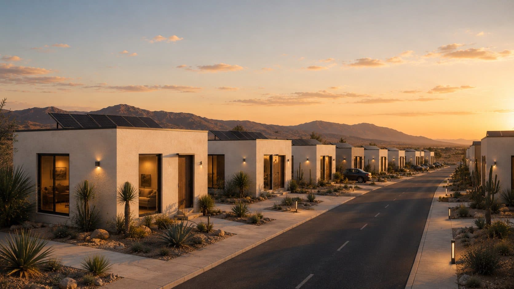 Conjunto habitacional en Atacama