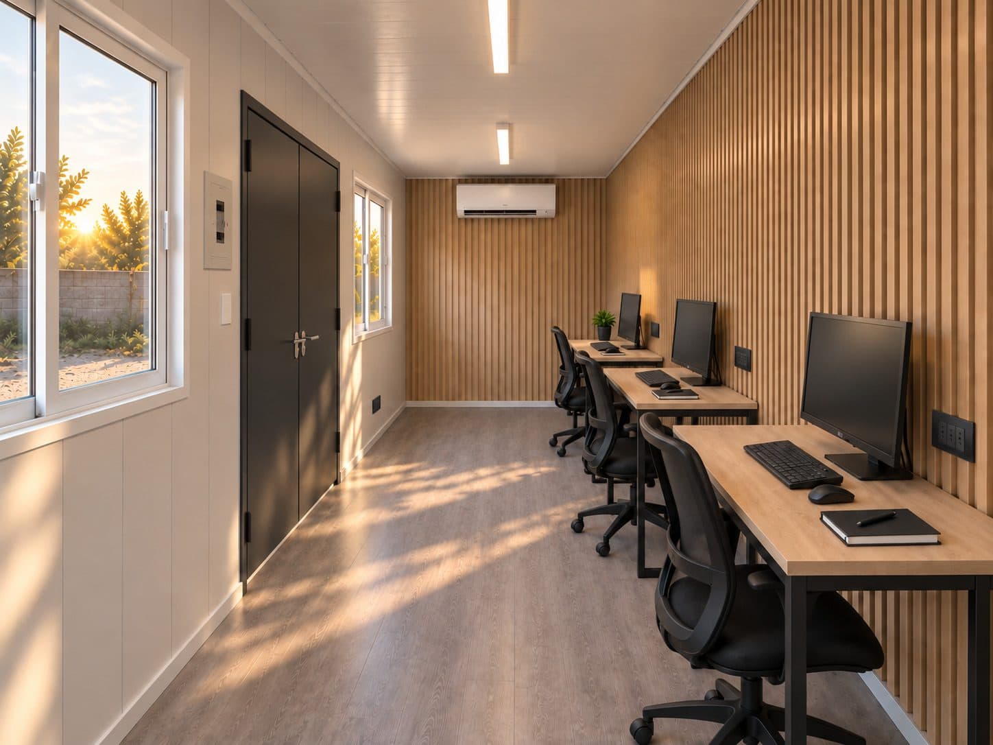 Oficina modular para faena · 2