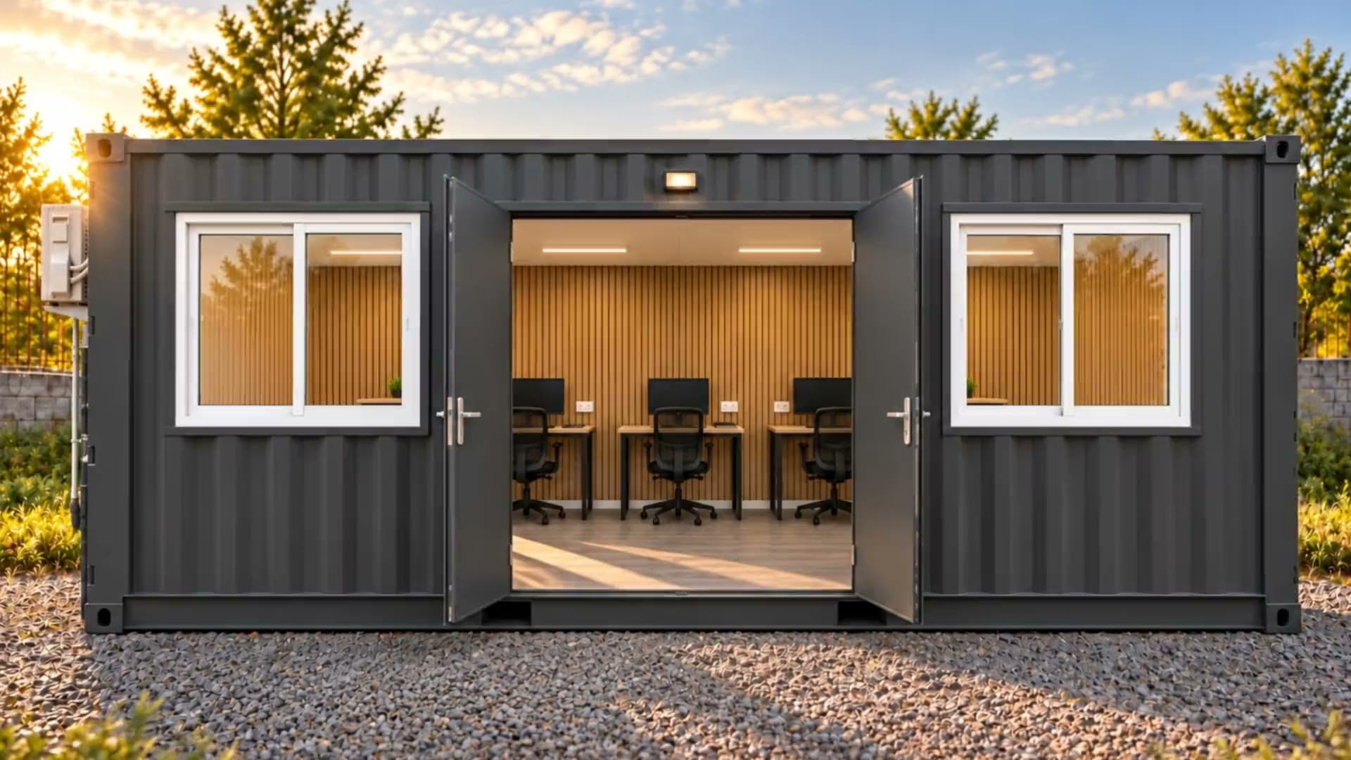 Oficina modular para faena